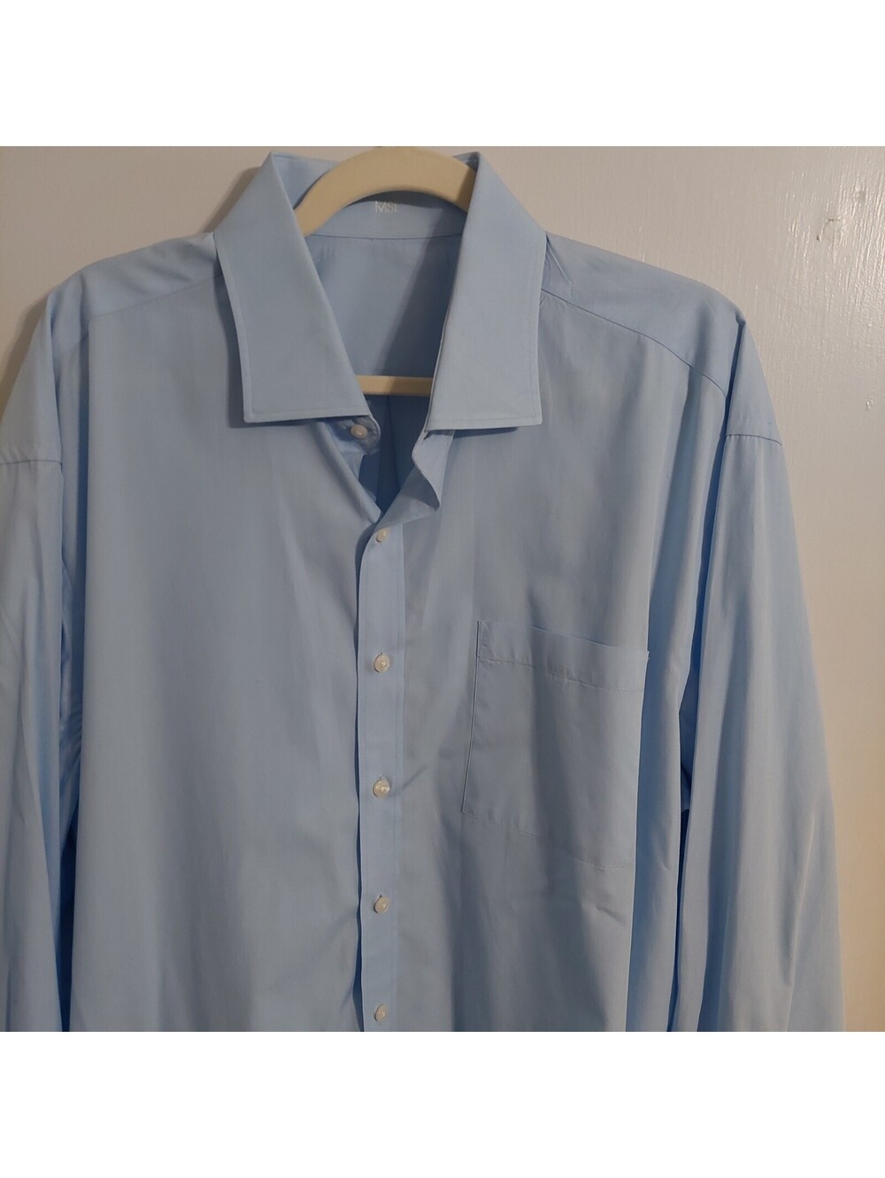 J. Hilburn by Tessitura Monti Light Blue 100% Cotton Dress Shirt